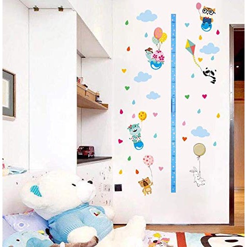 Pengukur Tinggi Badan Anak Magnet Wall Sticker Kids Height Measurement