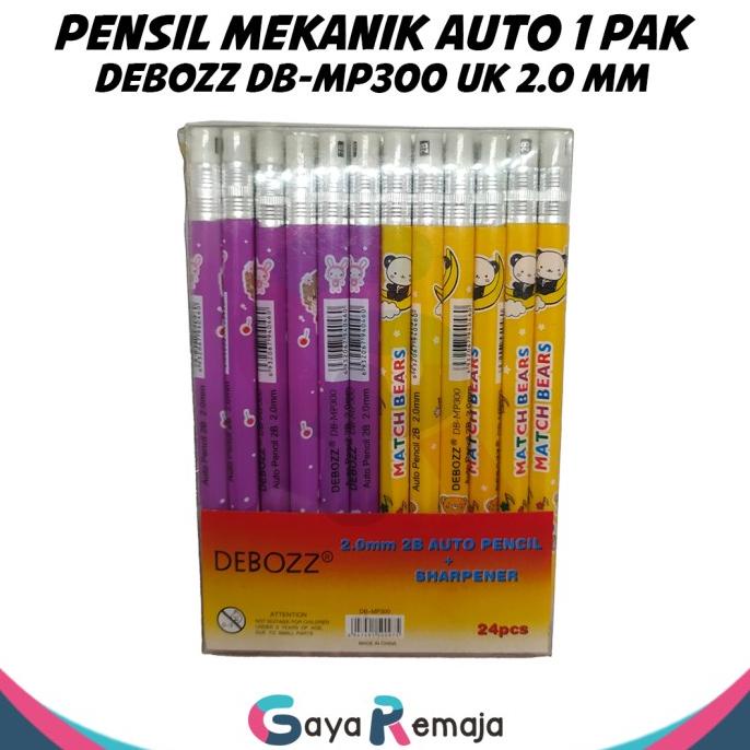 

@@@@] Pensil Mekanik Auto 1 pak isi 24pcs / Pensil DB-MP300 2.0mm