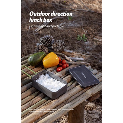 KOTAK MAKAN/LUNCH BOX ALUMINIUM NATUREHIKE NH21CJ011