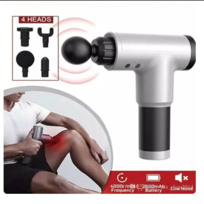 Alat Pijat 10 IN 1 Getar Terapi Relaksasi Otot Muscle Massage Gun TOP