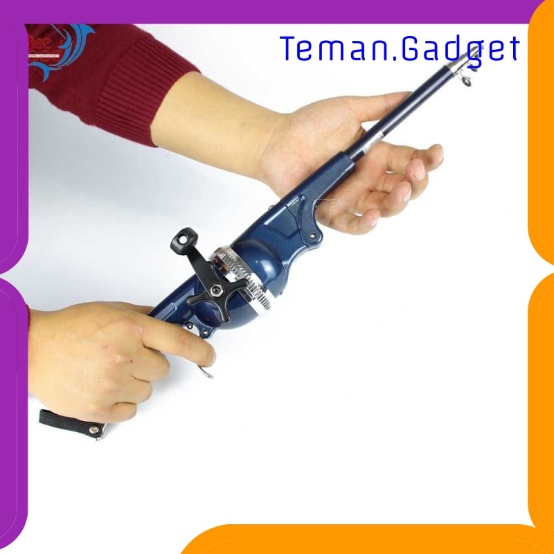 TG-IF237 TAFFSPORT JORAN PANCING FOLDABLE TELESCOPIC FISHING ROD 1.3M - DZZH-1