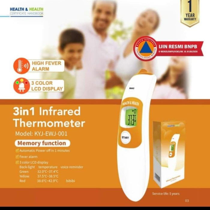 Laihoshope Thermometer Infrared Radiant Thiokz