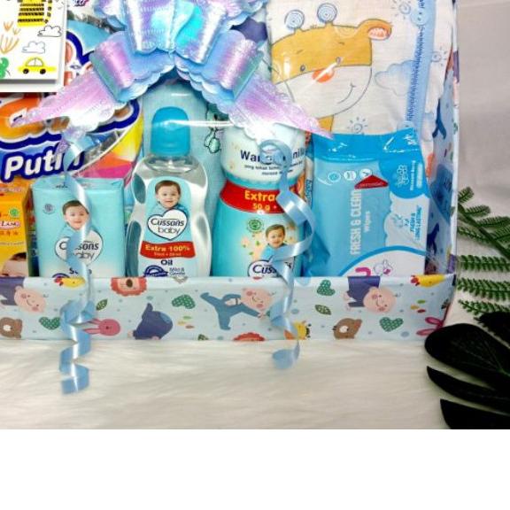 ⅍ KADO BAYI BARU LAHIR PAKET LAHIRAN PERLENGKAPAN BAYI DENGAN 1 SET BAJU BAYI ❆