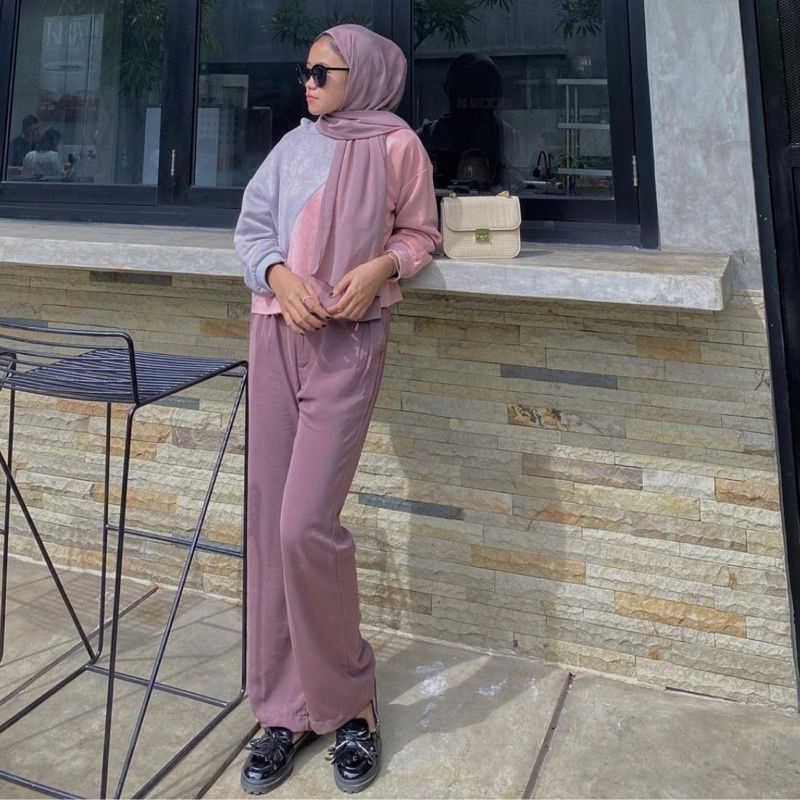 CELANA KULOT ANTI KUSUT - LOOSE PANTS TROUSER- CELANA KERJA