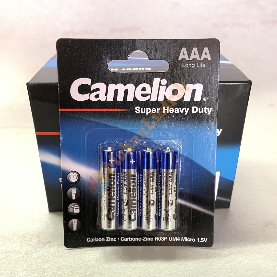 Baterai Battery Batre Batere Camelion A3 AAA Super Heavy Duty BP4-1.5V