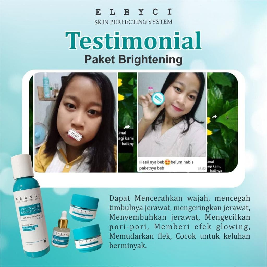 Paket Platinum Elbyci - Cream Pemutih Wajah Bumil Busui Ibu Hamil BPOM Aman Tanpa Pengelupasan-8