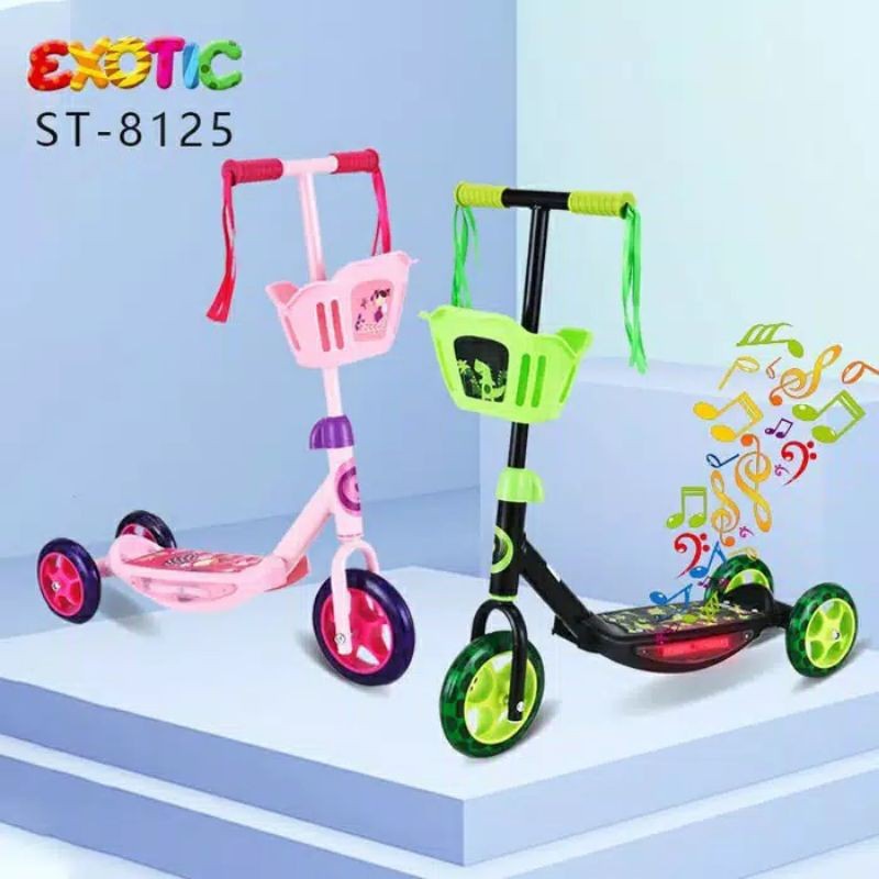 Exotic Scooter Anak ST 8125 Otoped Skuter Anak Mainan Outdoor