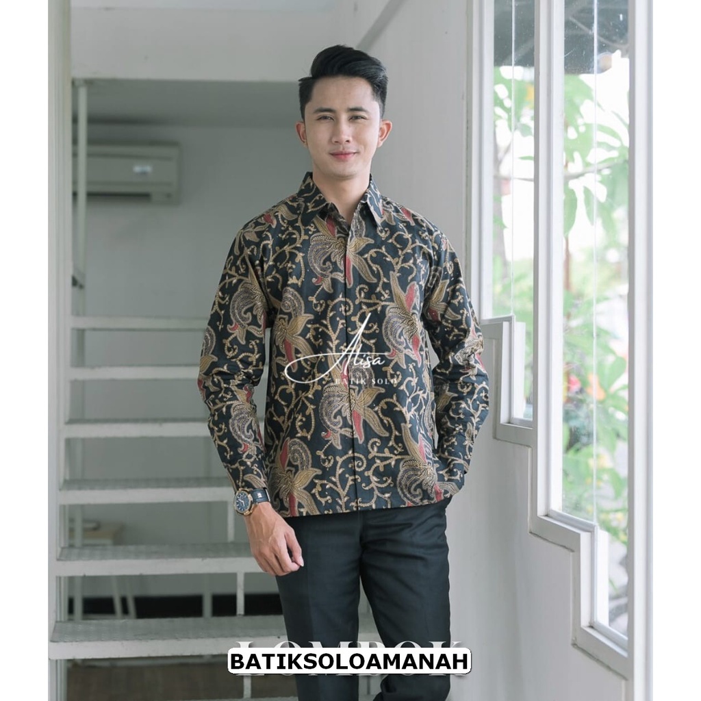 LOMBOK ALISA KEMEJA BAJU BATIK PRIA SOLO LENGAN PANJANG PENDEK LAPIS FURING ATASAN BATIK PREMIUM MODERN KATUN HALUS BATIKSOLOAMANAH RAJASAKTI UKAIL DILLAN MARTOWIRO ALJAYA SM SE ANJANI RENJANA RAFANDA ASMARA NGUDI RAHAYU KANAYA FLORIST ALETHEA DEWO VIJAY