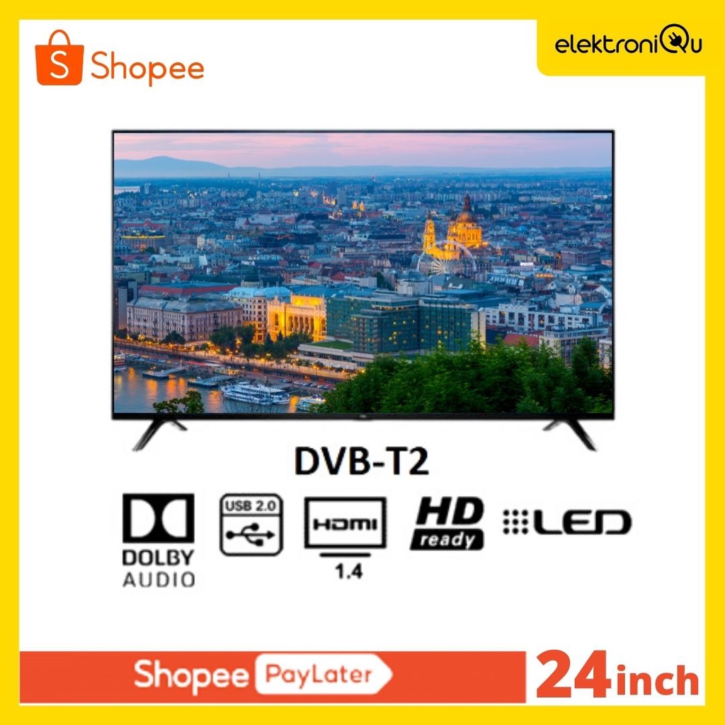 PROMO LED TV TCL 24D3000A TV TCL 24 INCH DIGITAL USB MOVIE