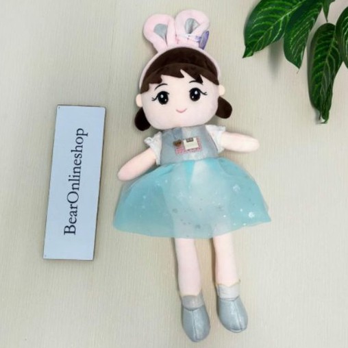 Boneka Cewek Bando Kelinci Size 38cm/Boneka Baby Girl/Boneka Anak Perempuan/Baby Dol/Boneka Kimono