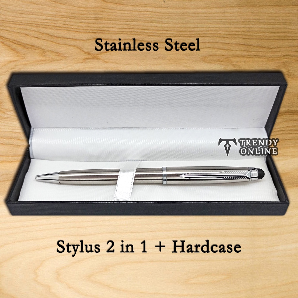 

Pulpen Promosi | Pen Stylus 2in1 Model Parker Sonet dan Kotak Box Exclusive, Paket Pulpen 2 in 1 dan Box