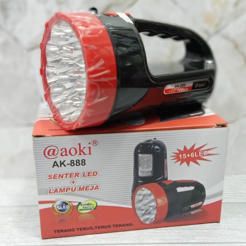 COD SENTER LED 15LED+6LED LAMPU SAMPING AOKI AK 888//SENTER EMERGENCY AOKI AK-888