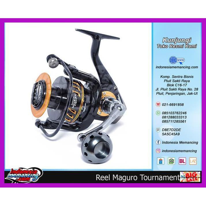 NAGNULUGPANCING- REEL SPINNING MAGURO TOURNAMENT 8000PG -ASLII.