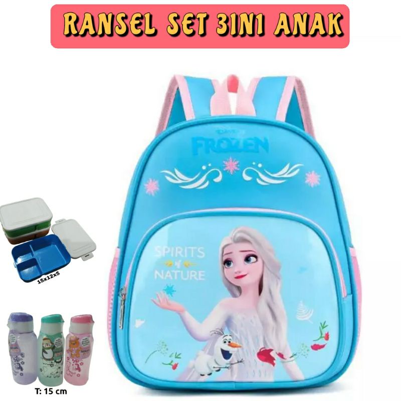 dem_sare / DS1137 - Tas Ransel Anak sekolah PAUD TK SD Karakter Bag Backpack Mini Motif Cartoon Cute