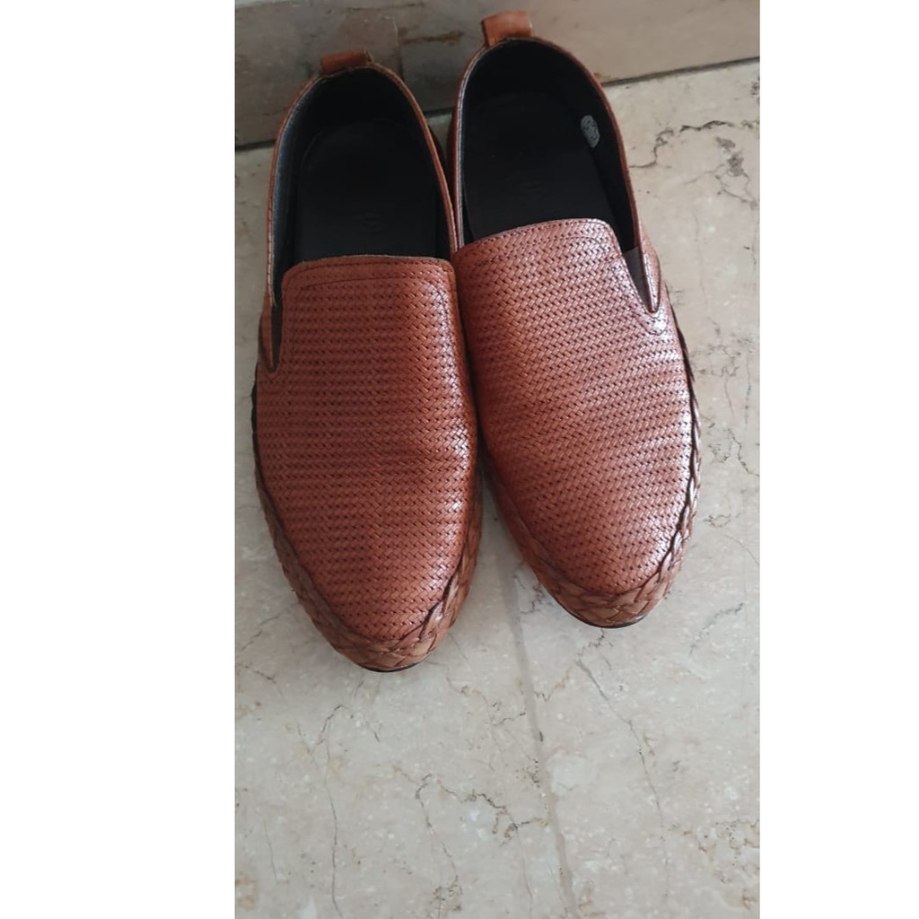 PRELOVED Sepatu loafer pria kulit Size 41 MEREK SERGIO GANELLI