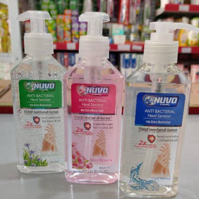 Nuvo Hand  Sanitizer  250ml Pump Botol  Besar Shopee Indonesia