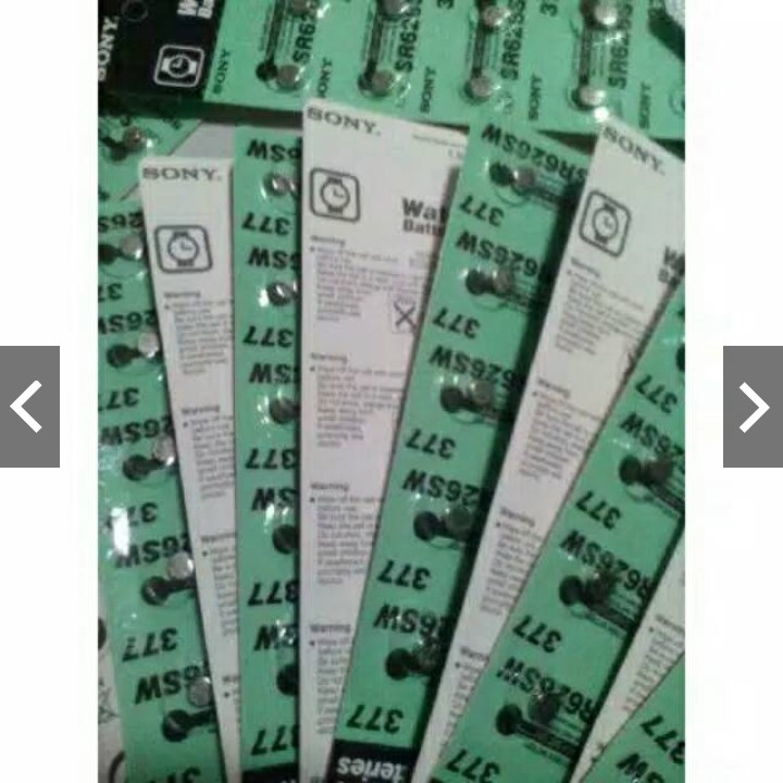 Hot Sale Baterai Sony Murah SR626SW Satu Papan Isi 10pcs