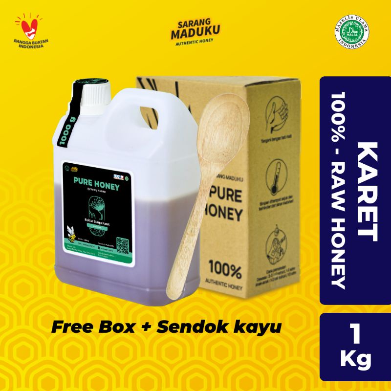 

Sarang Maduku - Madu Karet Asli Murni 100% Raw Honey Obat Alergi Gatal Keputihan