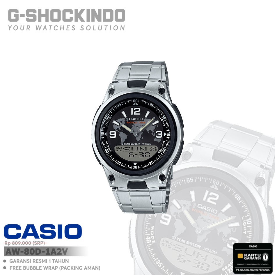 Casio General AW-80D-1A2V / -1AV / -2AV / -7A2V / -7AV Original