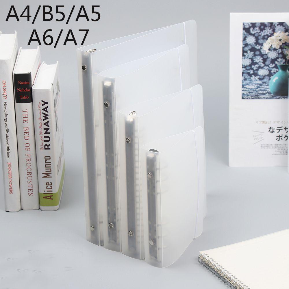 Suyo A4/B5/A5/A6/A7 Notebook Shell Alat Kantor Fashion Isi Ulang Alat Tulis Shell Plastik Notepad Cover