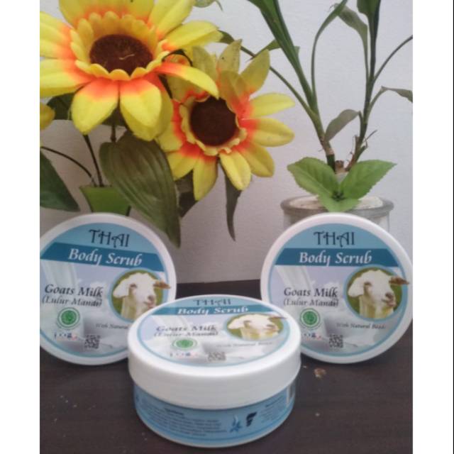 Body Scrub Goatmilk THAI|Lulur Mandi susu kambing