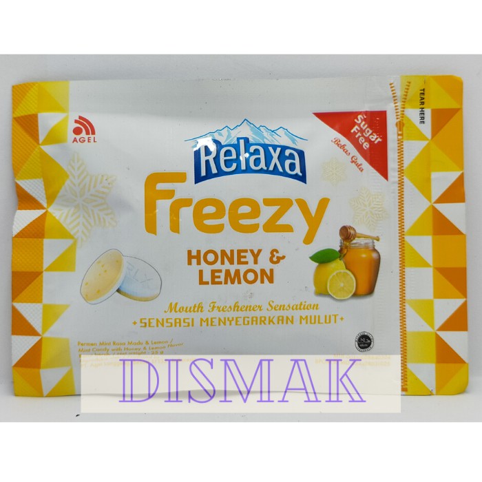 Permen Relaxa Freezy Honey & Lemon