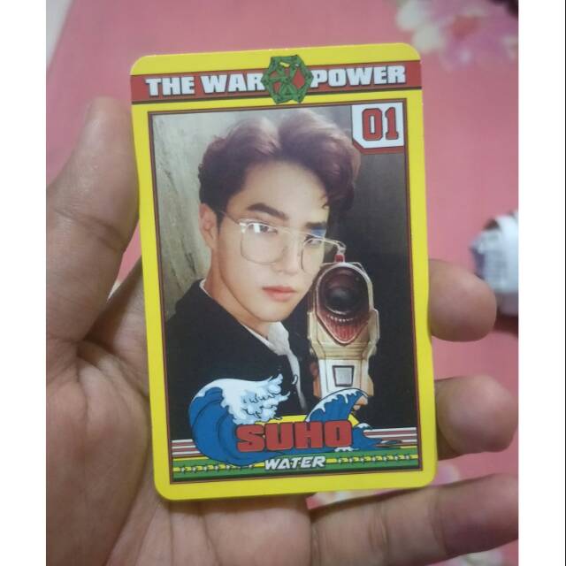 Photocard exo suho official Versi power