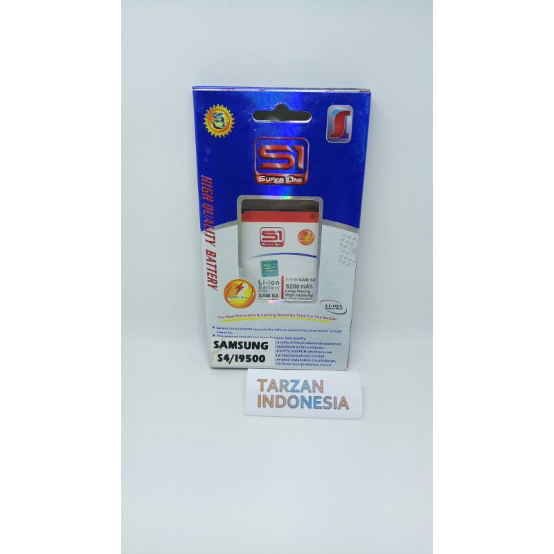 BATERAI DOUBLE POWER SUPER ONE SAMSUNG S4 I9500 - BATRE - BATERAI