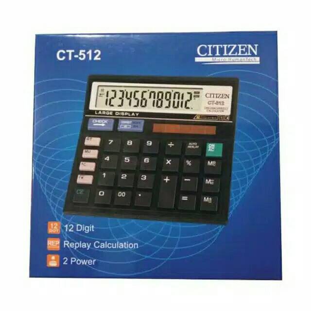 

Calculator CITIZEN CT-512 12Digit