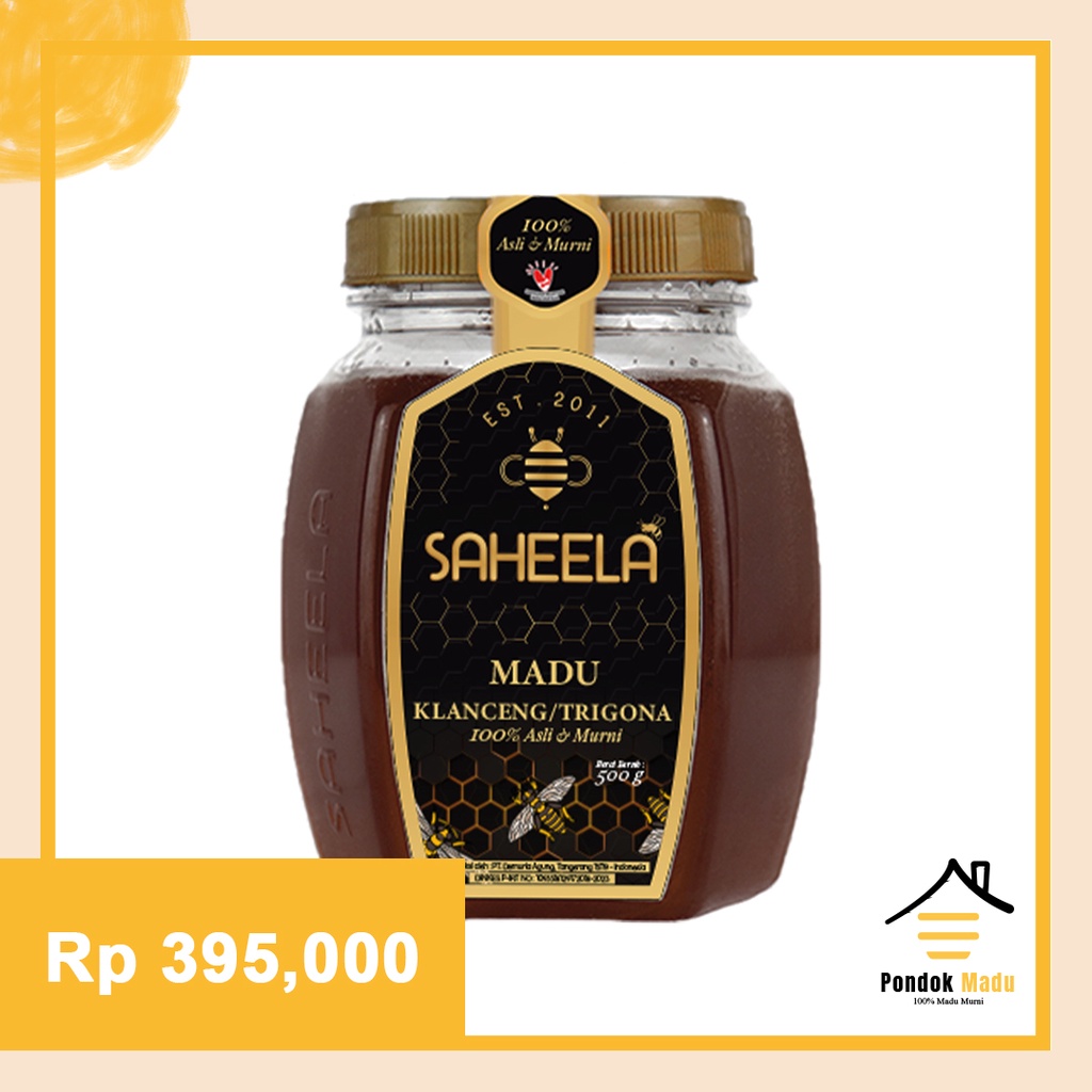 

Madu Murni Asli - Madu Murni Saheela Klanceng/Trigona 500 gram [Premium Quality]