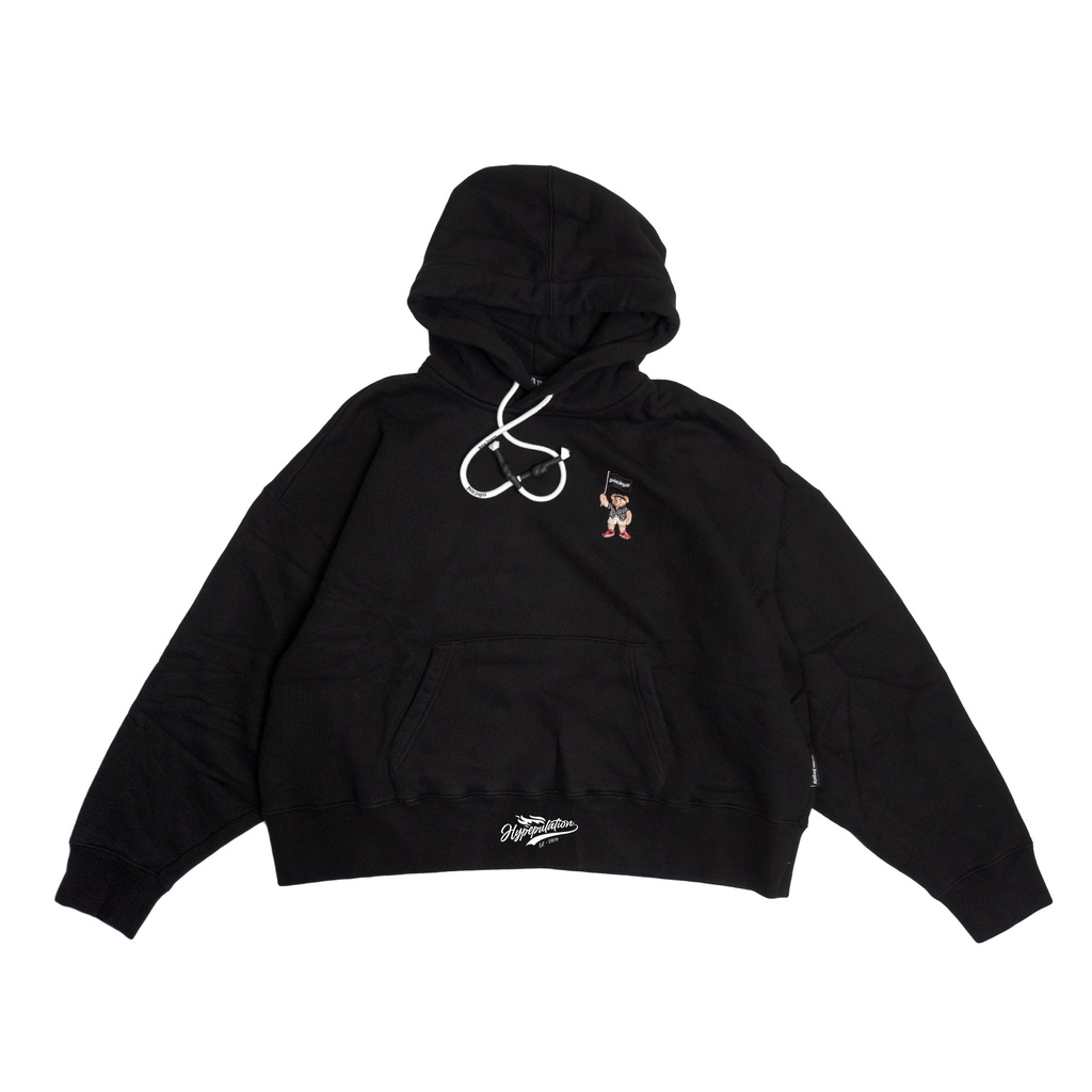 Palm Angels Small Pirate Bear Black Hoodie ORIGINAL