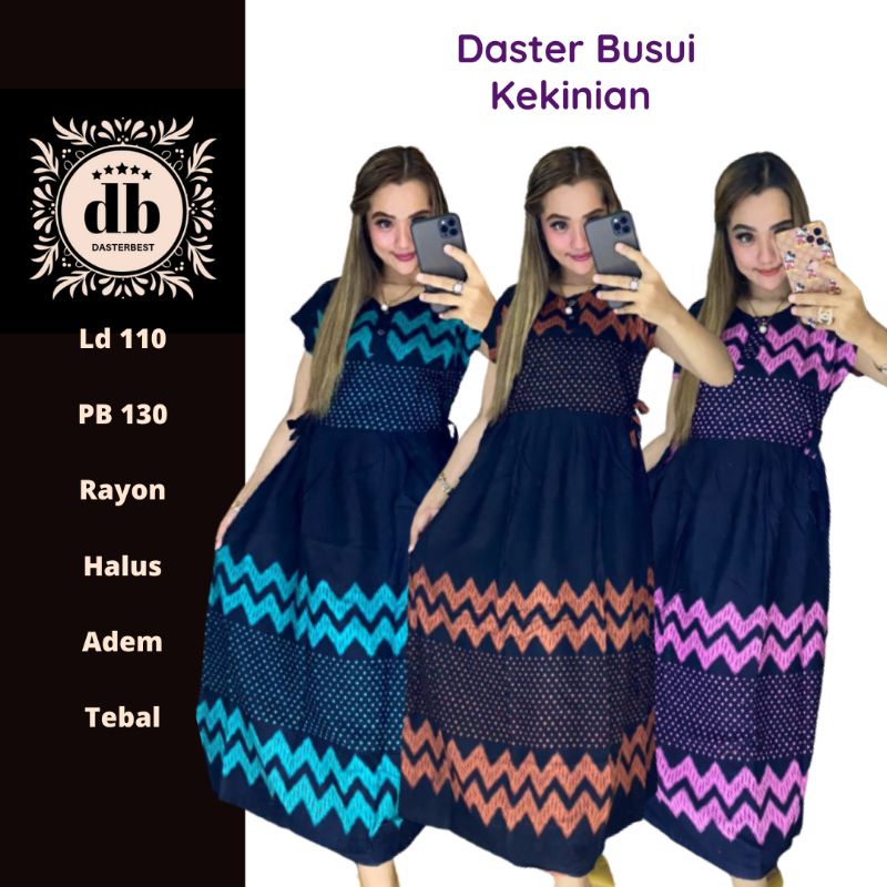 Daster Busui Kekinian Kancing Depan Panjang Semata Kaki Lengan Pendek Tali Ikat Samping Kanan Kiri T