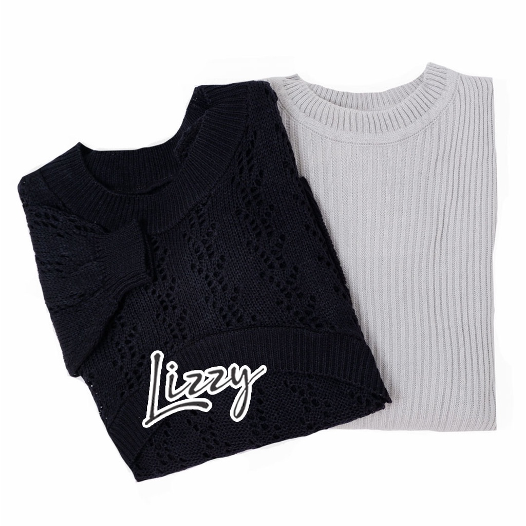 Lizzy - ONE SET FREYA PREMIUM-Grey - Black