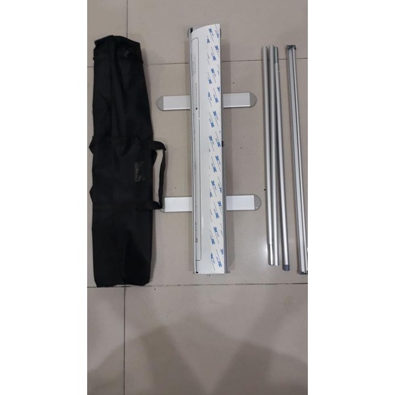 TIANG BANNER model ROLL UP BANNER ALUMINIUM 60x160 Termurah