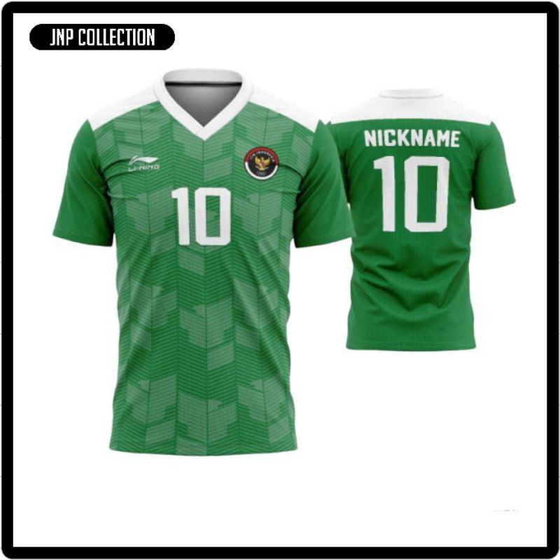 KAOS BAJU JERSEY TIMNAS INDONESIA SEA GAME 2022 KAOS TIMNAS KAOS JERSEY HIJAU