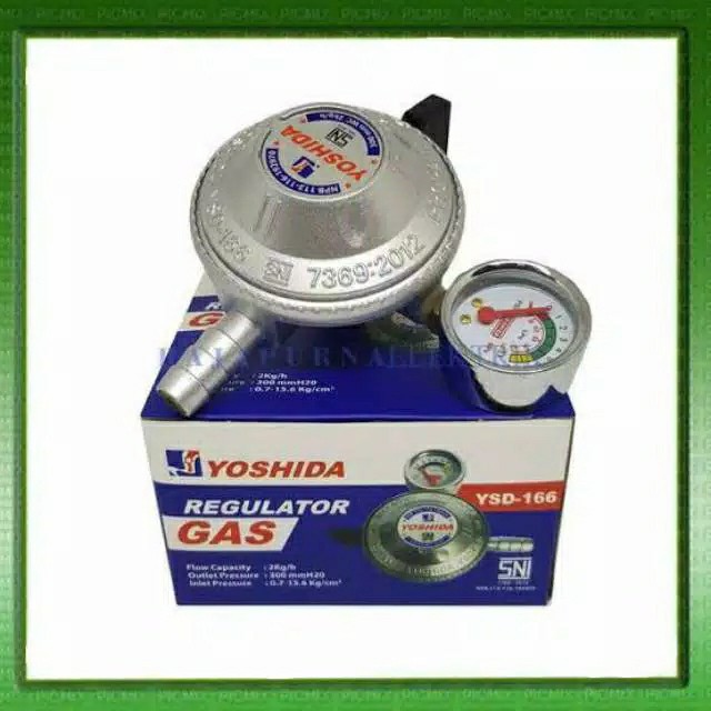 Regulator Gas + Meter Yoshida SNI