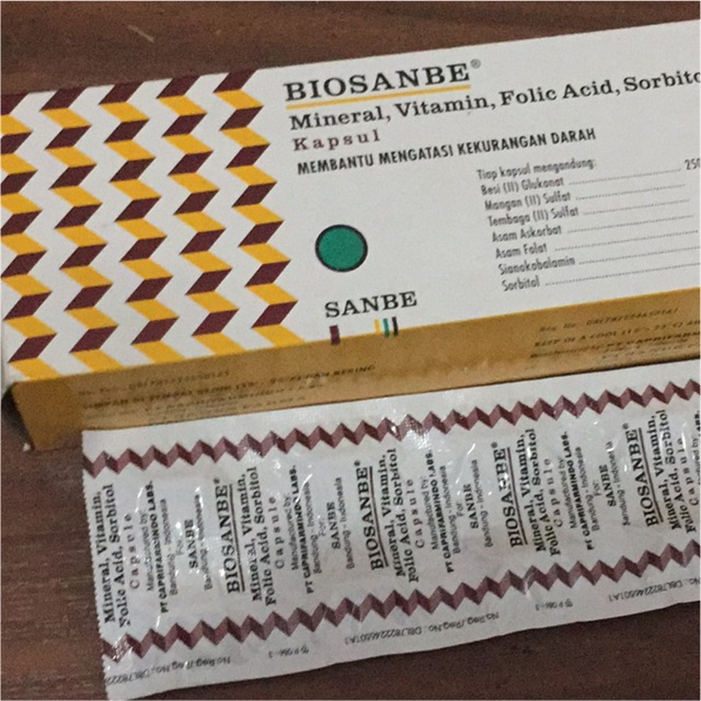 Biosanbe kapsul HARGA STRIP