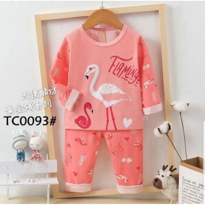 Piyama Bayi / Anak Kecil 3m - 24m Import / Baju Tidur Catell Love