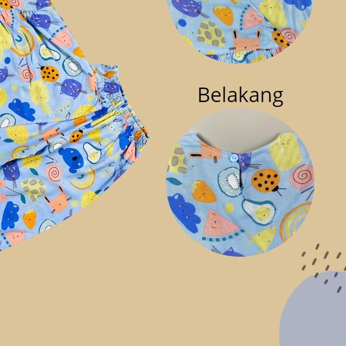 ✻ 2-6 TH SETELAN ANAK PEREMPUAN KIMMY ONE SET ANAK RAYON by BOBO KIDS ☆