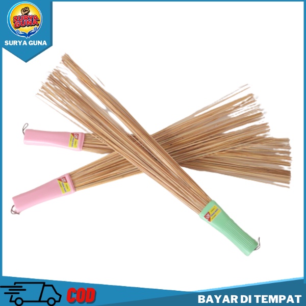 Tebah kasur lidi tangkai plastik Sapu Lidi Kasur Premium Penebah Kasur Lidi Murah Tebah Kasur