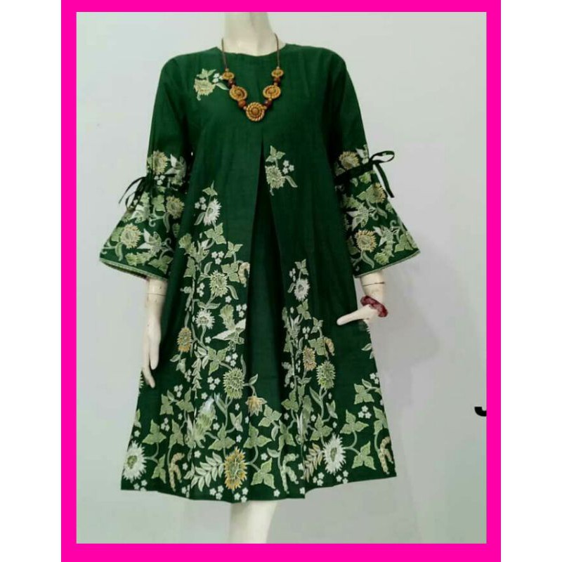 TUNIK BATIK SHANAYA / DRESS BATIK CANTIK TERLARIS