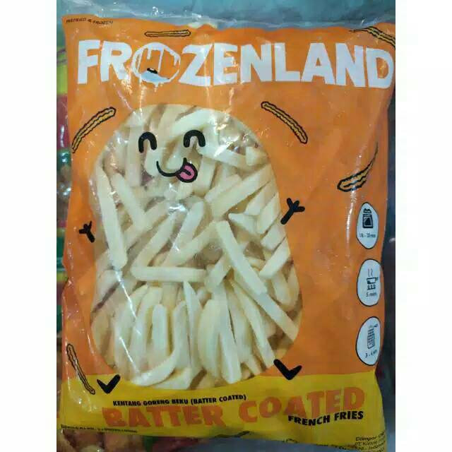 

Frozen Land Batter Coated Kentang Keju 1Kg Frozenfood