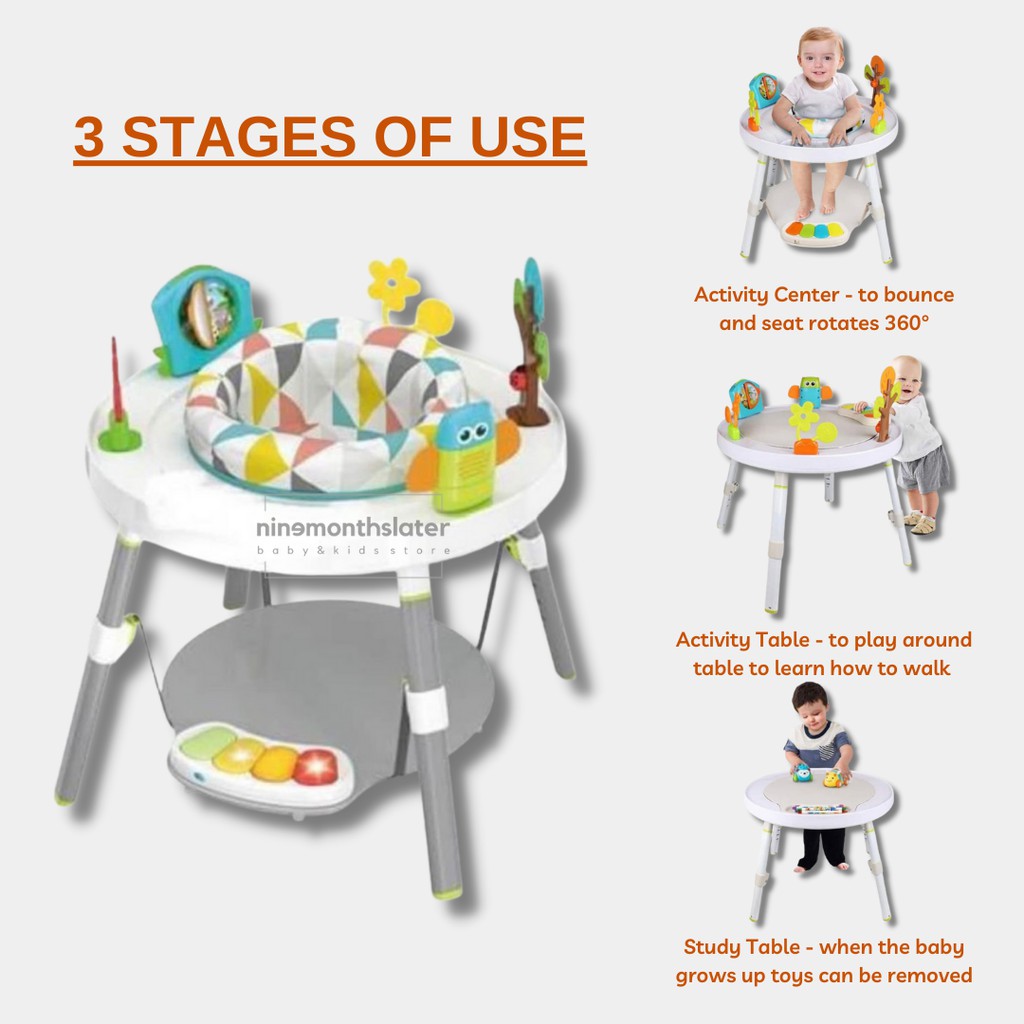 Right Start Grow With Me 3 Stage Activity Center - Jumper Activity Table Baby Anak Bayi Bouncer Kurs