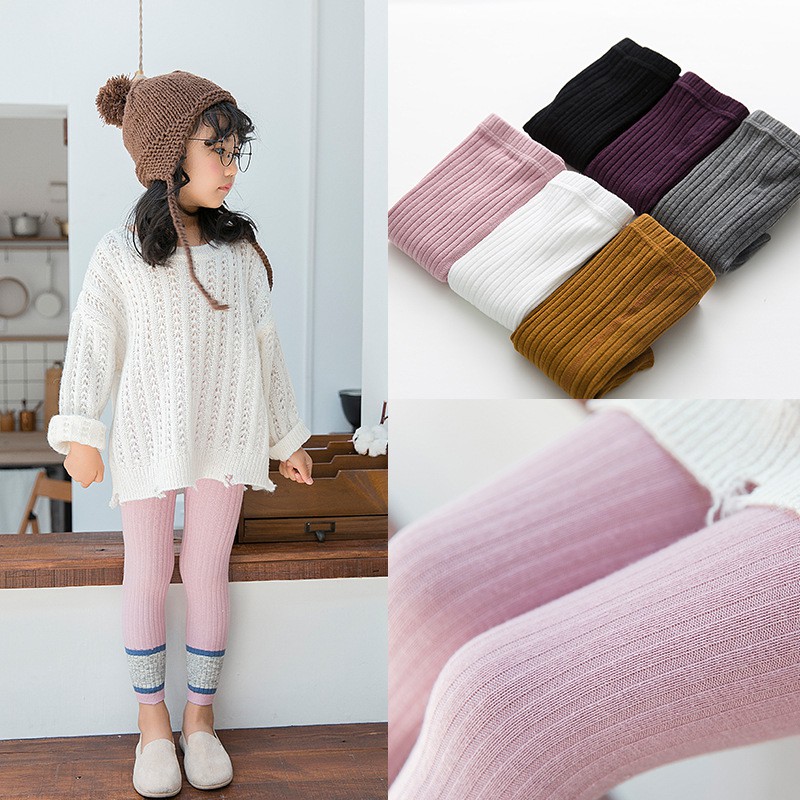  Celana  legging  panjang elastis Anak panjang celana  warna 