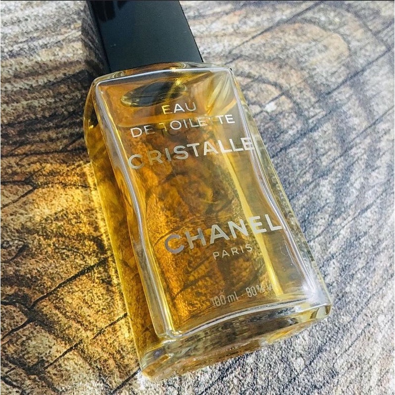 Preloved vintage chanel cristalle edt 100ml splash/non spray