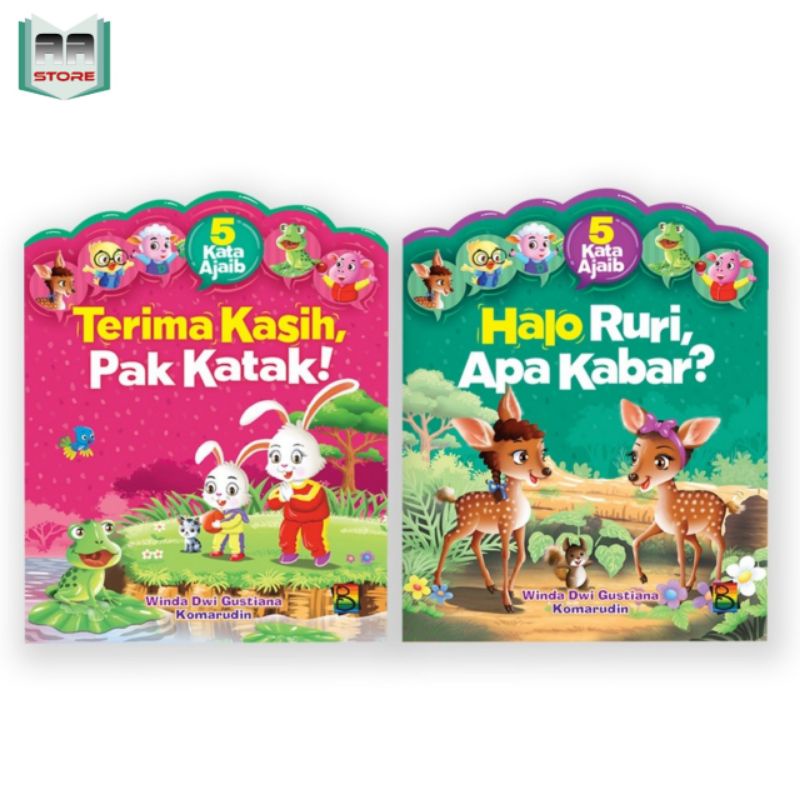 Jual Buku Cerita Anak Bergambar - Seri 5 Kata Ajaib | Shopee Indonesia