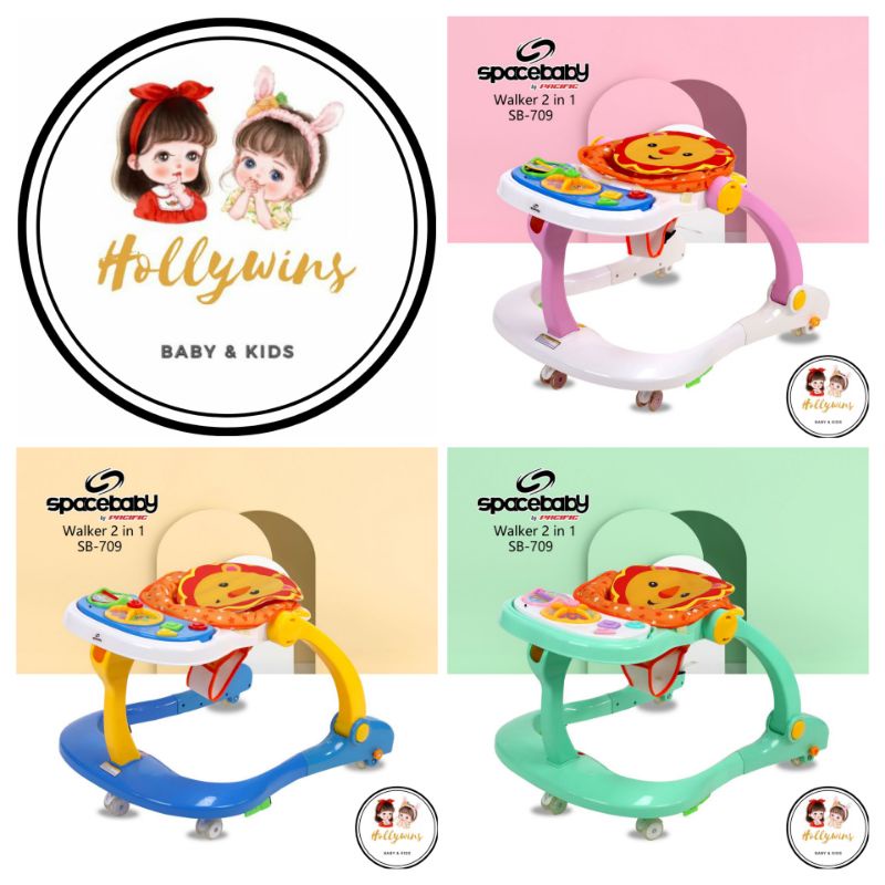Baby Walker SB-709 (2 in 1) Spacebaby