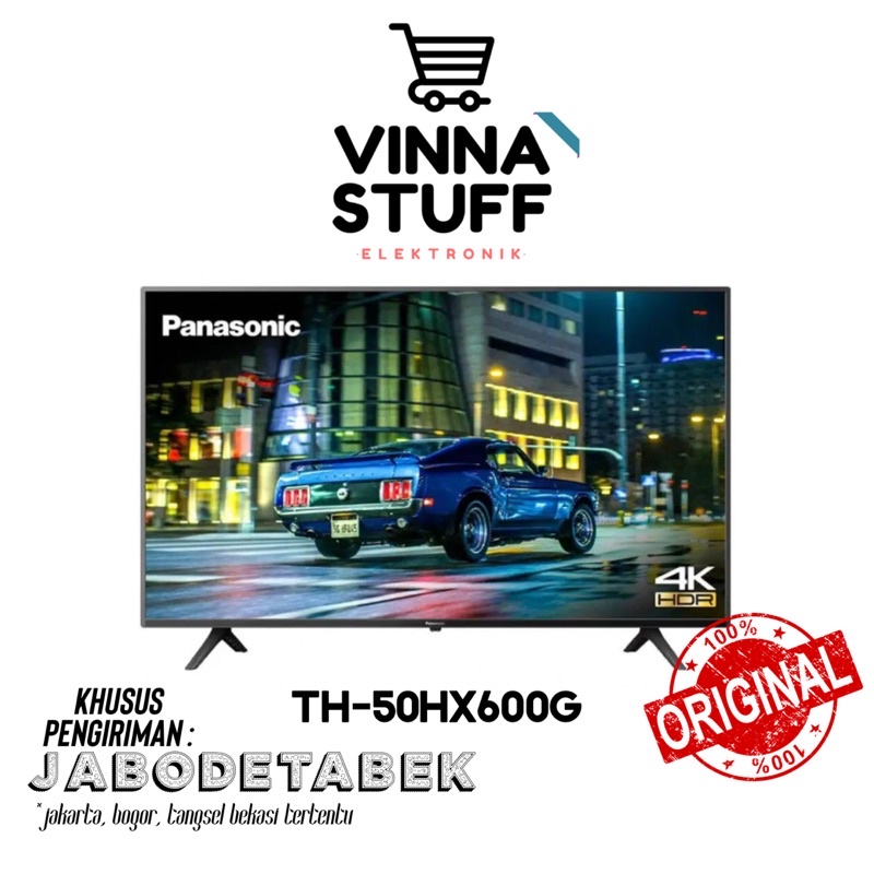 Televisi LED 50 Inch Panasonic TH-50HX600G HX600 Android Smart TV UHD 4K