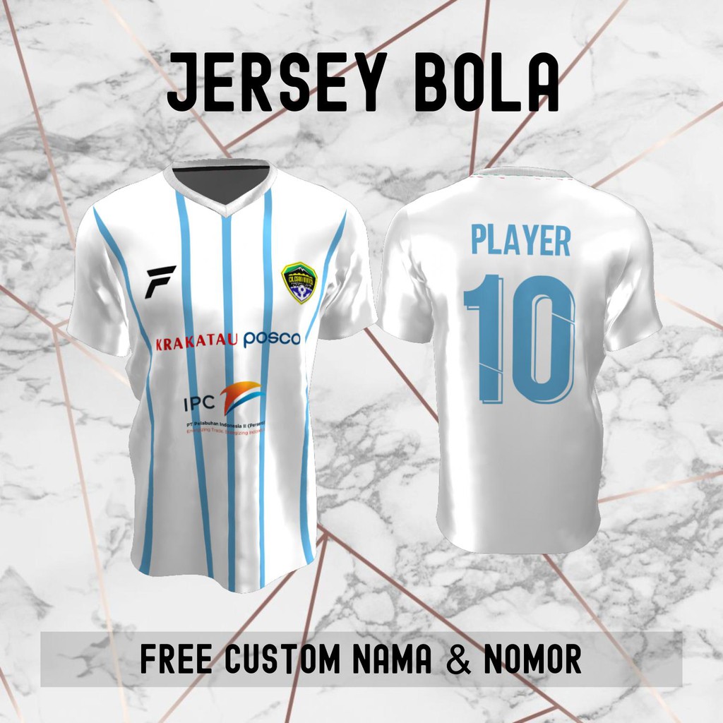 Jersey Cilegon United FC Klub Bola Baju Kaos Custom Nama dan Nomor Punggung - 515