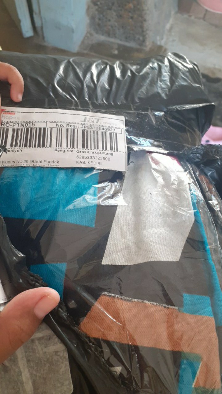 Gamis Syari Motif Batik Printing Bahan Rayon Adem